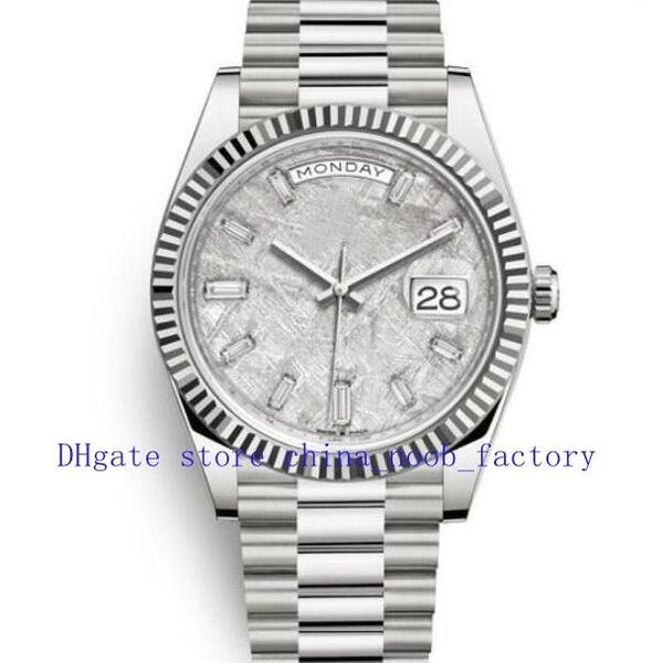 2 style cal.3255 automatic watch men's day-date 40mm 18kt white gold president rare meteorite diamond dial mens 228239 228206 ew factor, Slivery;brown
2 style cal.3255 automatic watch men's day-date 40mm 18kt white gold president rare meteorite diamond dial mens 228239 228206 ew factor, Slivery;brown