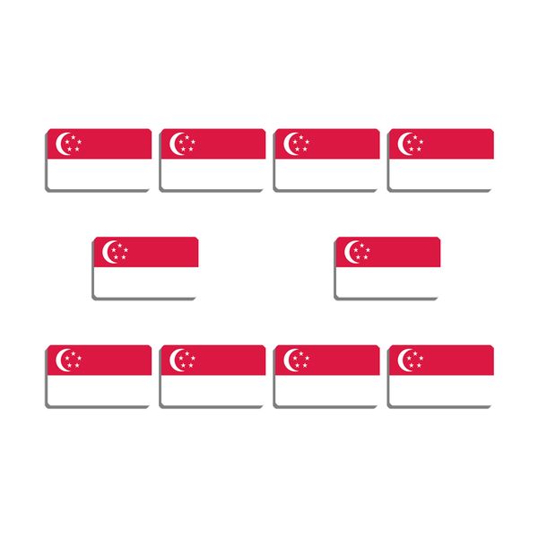 10pcs singapore brooch beautiful flag lapel pin for women and men acrylic patriotism badge meeting accessories, Gray
10pcs singapore brooch beautiful flag lapel pin for women and men acrylic patriotism badge meeting accessories, Gray