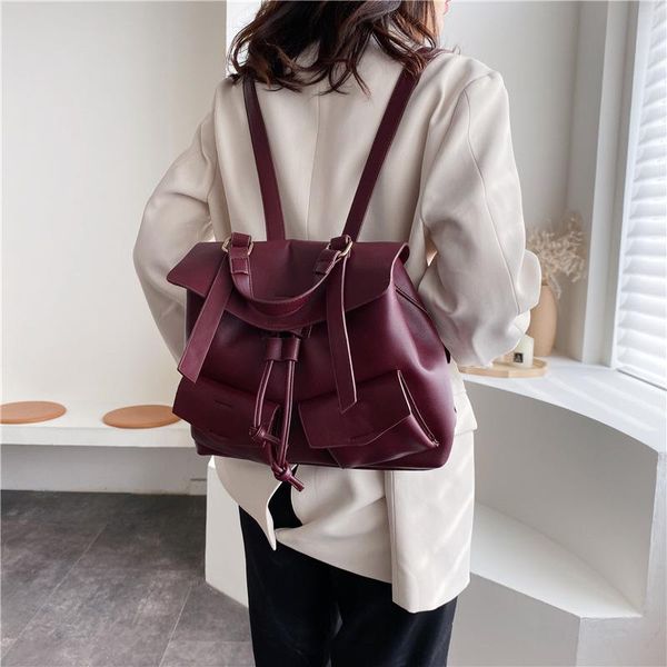 outdoor bags 2021 korean backpack simple solid color pu leather fashion tide female student schoolbag travel bag
outdoor bags 2021 korean backpack simple solid color pu leather fashion tide female student schoolbag travel bag