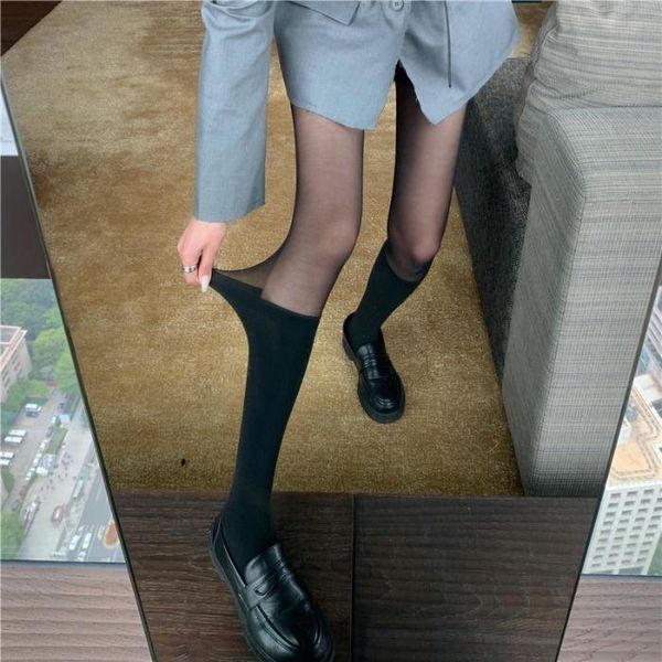 socks & hosiery summer thin black silk stitched fake medium tube stockings jk calf net red bottomed pantyhose, Black;white
socks & hosiery summer thin black silk stitched fake medium tube stockings jk calf net red bottomed pantyhose, Black;white