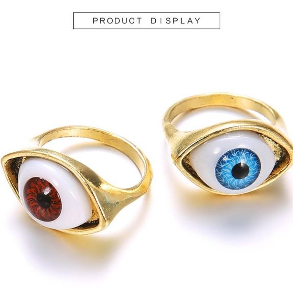 cluster rings evil eye ring for mens women halloween kids korea jewelry simple gift men aristocats hiphop/rock party, Golden;silver
cluster rings evil eye ring for mens women halloween kids korea jewelry simple gift men aristocats hiphop/rock party, Golden;silver