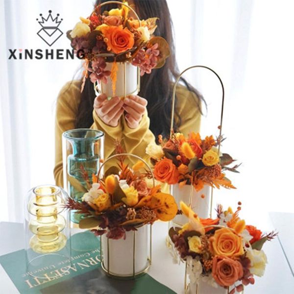 decorative flowers & wreaths creative artificial flower pot utensil metal wrought iron ceramics green plant decoration vase
decorative flowers & wreaths creative artificial flower pot utensil metal wrought iron ceramics green plant decoration vase