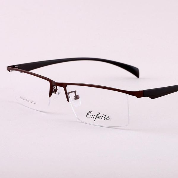fashion sunglasses frames short-sighted spectacles man half-frame commercial spectacle frame with finished products, Black
fashion sunglasses frames short-sighted spectacles man half-frame commercial spectacle frame with finished products, Black