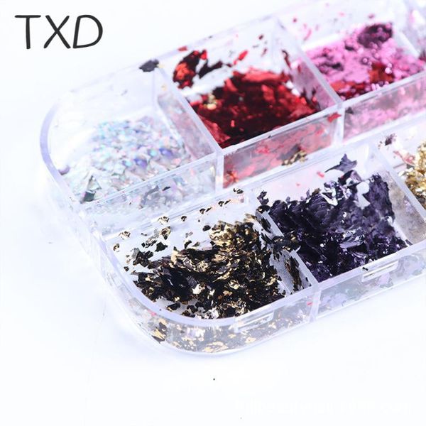 nail art decorations txd 12 color boxed gold and silver foil fragments multi-purpose diy decoration paper, Silver;gold
nail art decorations txd 12 color boxed gold and silver foil fragments multi-purpose diy decoration paper, Silver;gold