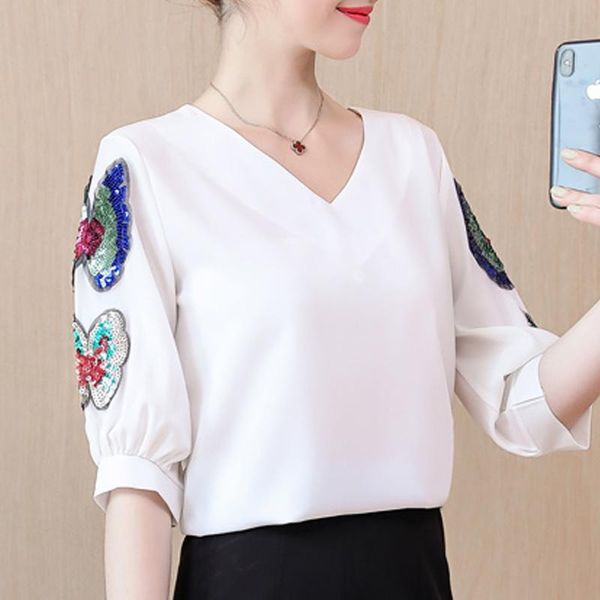 blusas mujer de moda 2021 white blouse short sleeve women shirts v neck striped womens and blouses b430 women's &
blusas mujer de moda 2021 white blouse short sleeve women shirts v neck striped womens and blouses b430 women's &