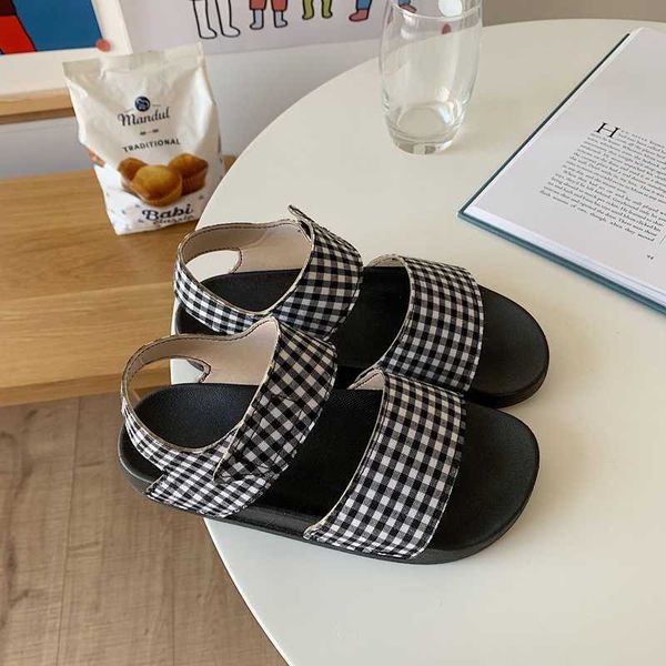summer thick bottom non-slipsandals woman retro female beach sandalias ladies casual one word buckle women plaid shoes 210611, Black
summer thick bottom non-slipsandals woman retro female beach sandalias ladies casual one word buckle women plaid shoes 210611, Black