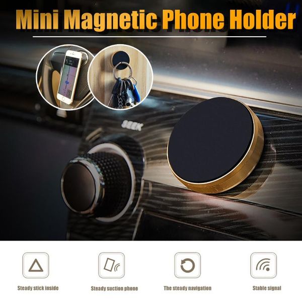 universal magnetic car phone holder anti-slip mini bracket air vent mobile mount stand for z0622 cell mounts & holders