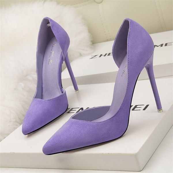women's pumps suede high heels female pointed toe office shoes stiletto women on cm solid party lady 220309, Black
women's pumps suede high heels female pointed toe office shoes stiletto women on cm solid party lady 220309, Black