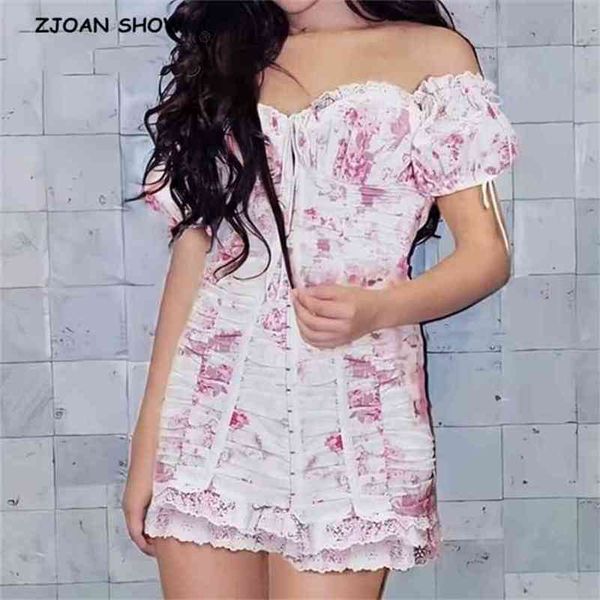 metal hook buttons vestidos vintage pink floral print ruched mini summer dresses fashion off shoulder women party dress 210429, Black;gray
metal hook buttons vestidos vintage pink floral print ruched mini summer dresses fashion off shoulder women party dress 210429, Black;gray