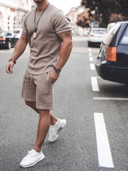 men's tracksuits 2021 summer short sleeve sportswear cotton t-shirt+sports shorts suit men workout jogging sports sets s-3xl, Gray
men's tracksuits 2021 summer short sleeve sportswear cotton t-shirt+sports shorts suit men workout jogging sports sets s-3xl, Gray