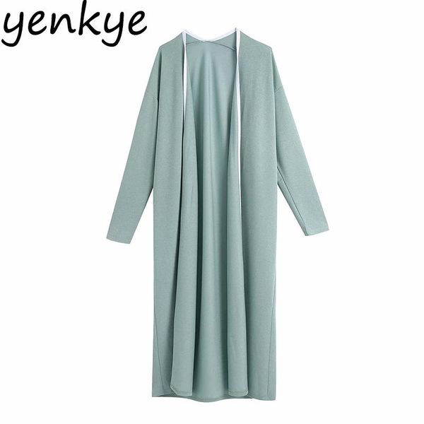 women's knits & tees yenkye vintage light green long knit cardigan women sleeve open stitch casual loose outerwear plus size, White
women's knits & tees yenkye vintage light green long knit cardigan women sleeve open stitch casual loose outerwear plus size, White