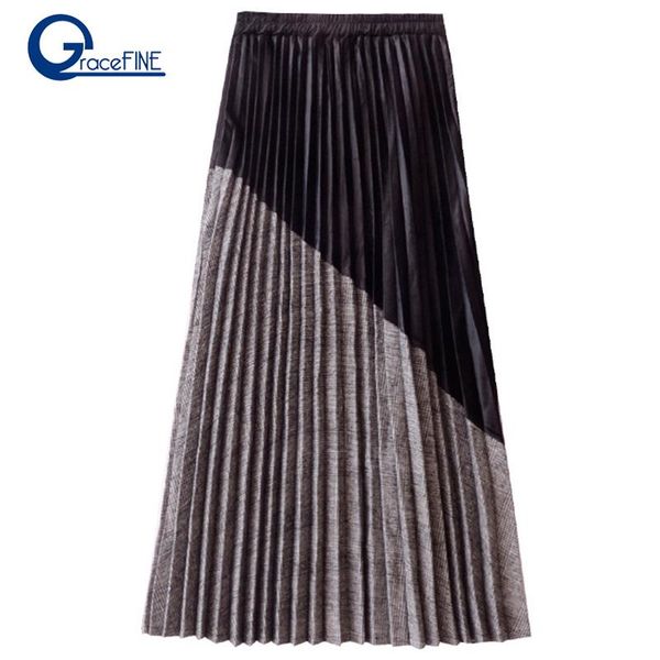 skirts 2021 winter skirt women suede stitch retro plaid knit long pleated elastic waist clothes, Black
skirts 2021 winter skirt women suede stitch retro plaid knit long pleated elastic waist clothes, Black
