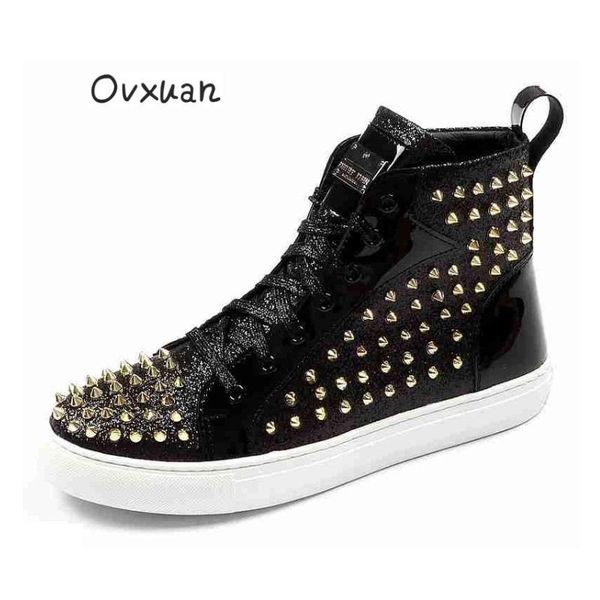 boots ovxuan men vintage ankle rivet hip hop high sneakers mens casual party designer shoes 2021, Black
boots ovxuan men vintage ankle rivet hip hop high sneakers mens casual party designer shoes 2021, Black