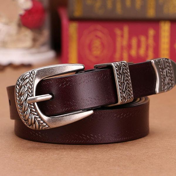 belts belt female leather pin buckle simple and versatile student korean retro cowhide ethnic, Black;brown
belts belt female leather pin buckle simple and versatile student korean retro cowhide ethnic, Black;brown