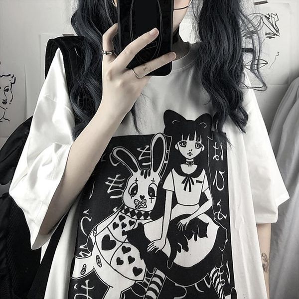 harajuku aesthetic gothic cartoon men t shirt short sleeve o neck women loose street oversize narutos clothes graphic shirts, White;black
harajuku aesthetic gothic cartoon men t shirt short sleeve o neck women loose street oversize narutos clothes graphic shirts, White;black