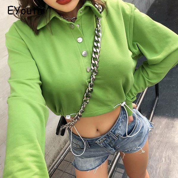 women's hoodies & sweatshirts all-match solid green pleated short laple collar long sleeve hoodie button bottom drawstring slim sweatsh, Black
women's hoodies & sweatshirts all-match solid green pleated short laple collar long sleeve hoodie button bottom drawstring slim sweatsh, Black