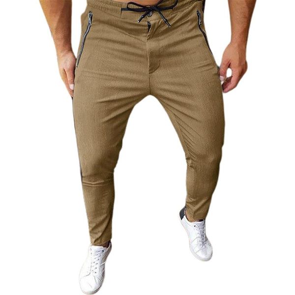 men's pants skinny plain long work casual elasticated waist zip pockets trousers, Black
men's pants skinny plain long work casual elasticated waist zip pockets trousers, Black