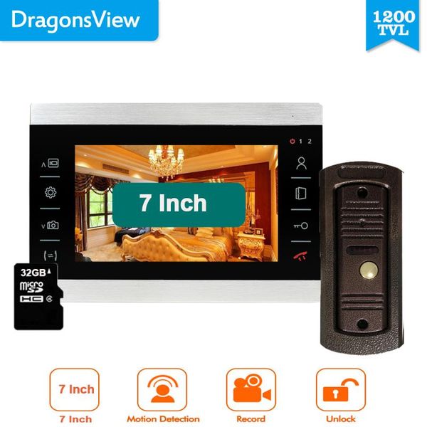 dragonsview 7 inch home video intercom system aluminum alloy door phone sd card record motion detection day night vision unlock phones
dragonsview 7 inch home video intercom system aluminum alloy door phone sd card record motion detection day night vision unlock phones
