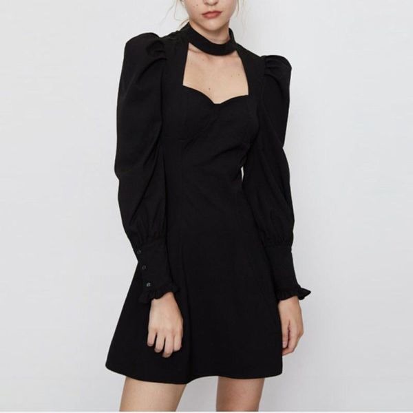 spring autumn women dress solid mini hollow out party vestidos female fashion dresses djf9720 casual, Black;gray 
spring autumn women dress solid mini hollow out party vestidos female fashion dresses djf9720 casual, Black;gray