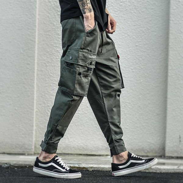 men's pants ly designer fashion casual joggers men loose fit big pocket cargo streetwear army green hip hop harem trousers, Black
men's pants ly designer fashion casual joggers men loose fit big pocket cargo streetwear army green hip hop harem trousers, Black