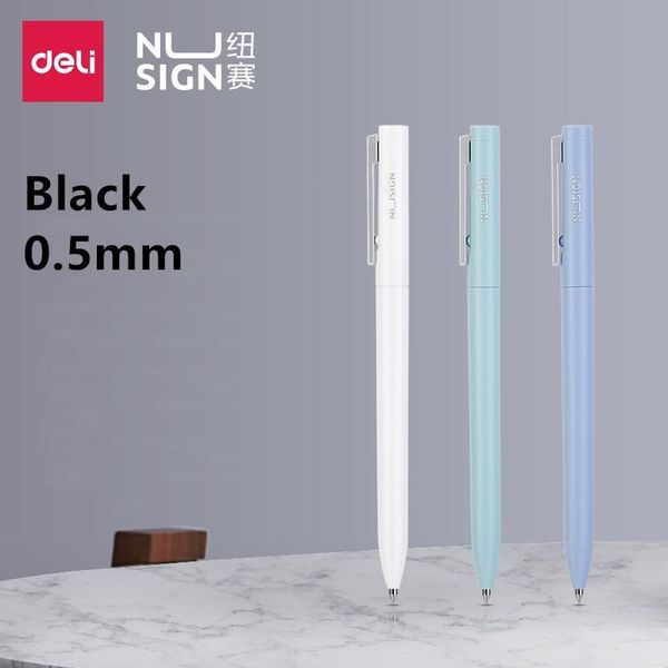 deli gel pen retractable 0.5mm fine point black pens high grade smooth writing for office and school supplies stationery
deli gel pen retractable 0.5mm fine point black pens high grade smooth writing for office and school supplies stationery