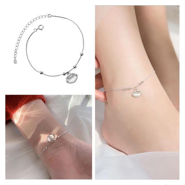anklets 2021 trend women silver plated fine jewelry cute crystal lock pendant bracelet for girls party accessories lady gift, Red;blue
anklets 2021 trend women silver plated fine jewelry cute crystal lock pendant bracelet for girls party accessories lady gift, Red;blue