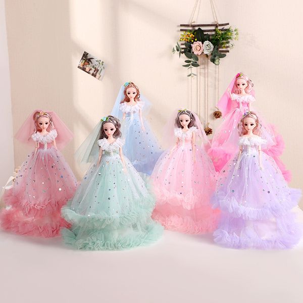 40cm diy barbie doll double wedding dress doll give girl gift princess game doll
40cm diy barbie doll double wedding dress doll give girl gift princess game doll