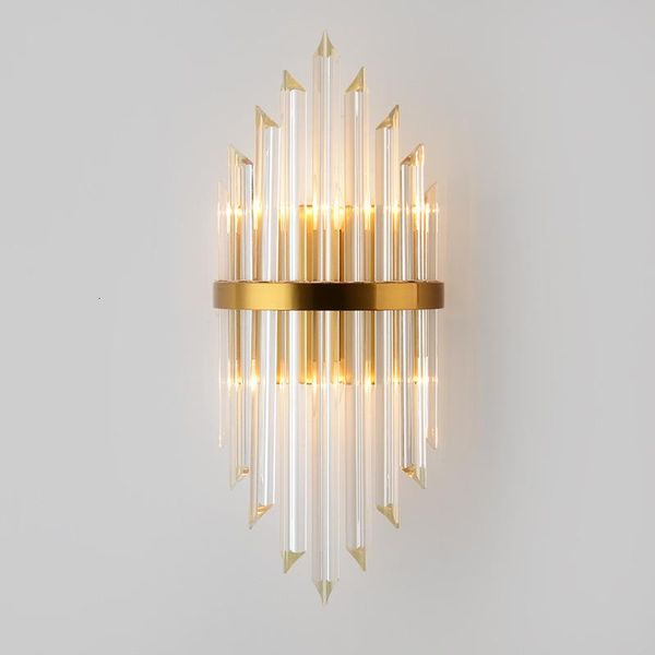 wall lamp postmodern crystal gold sconce lights ac110v 220v fashion luxury lustre living room bedroom light fixtures
wall lamp postmodern crystal gold sconce lights ac110v 220v fashion luxury lustre living room bedroom light fixtures