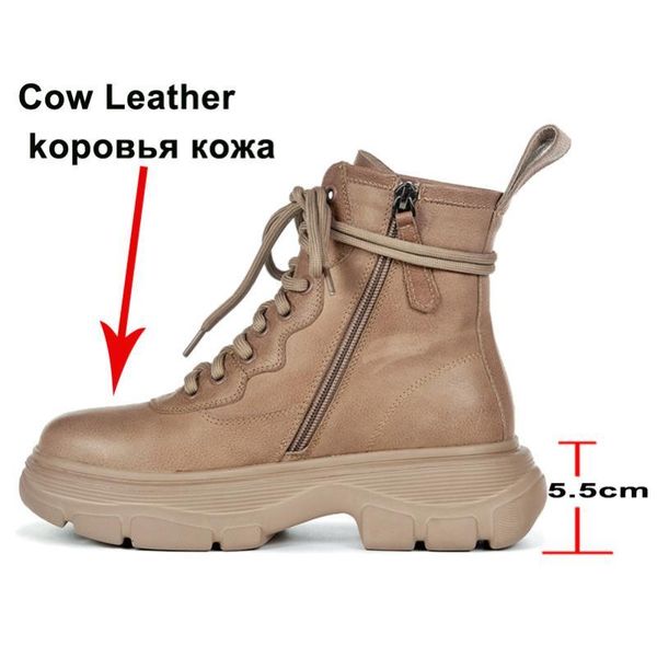boots meotina women ankle shoes real leather flat platform zipper cross tied ladies short autumn winter apricot 41 ik2q, Black
boots meotina women ankle shoes real leather flat platform zipper cross tied ladies short autumn winter apricot 41 ik2q, Black