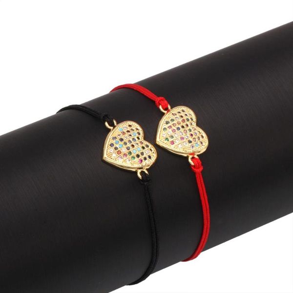 charm bracelets multicolor cubic zirconia copper love peach heart bracelet for women lovely cz red line pull cord adjustable jewelry gift, Golden;silver
charm bracelets multicolor cubic zirconia copper love peach heart bracelet for women lovely cz red line pull cord adjustable jewelry gift, Golden;silver