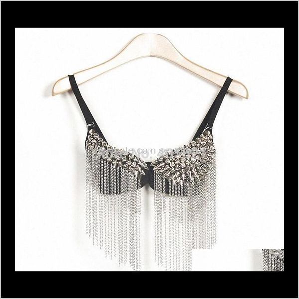 apparel drop delivery 2021 punk tassel rivet bra underwear dj pole belly dancing sequins party dancer ds costumes hip-hop nightclub, Black;red
apparel drop delivery 2021 punk tassel rivet bra underwear dj pole belly dancing sequins party dancer ds costumes hip-hop nightclub, Black;red