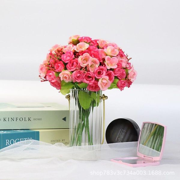 decorative flowers & wreaths artificial silk rose 21heads/bouquet gypsophila diy family wedding decoration dining table scene arrangement
decorative flowers & wreaths artificial silk rose 21heads/bouquet gypsophila diy family wedding decoration dining table scene arrangement