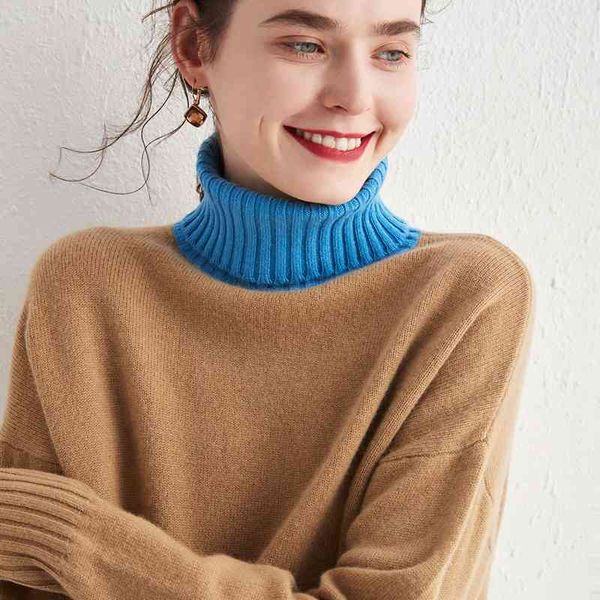 sweaters women 100% cashmere sweaters winter double thickening loose turtleneck jumper female long sleeve casual knit large size, White;black
sweaters women 100% cashmere sweaters winter double thickening loose turtleneck jumper female long sleeve casual knit large size, White;black