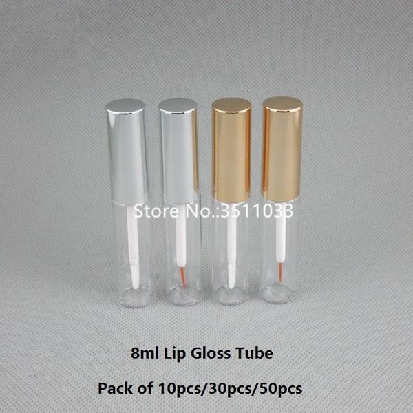 storage bottles & jars 8ml high grade transparent cosmetic lip gloss container elegant gold silver round plastic lipstick refillable tube li
storage bottles & jars 8ml high grade transparent cosmetic lip gloss container elegant gold silver round plastic lipstick refillable tube li