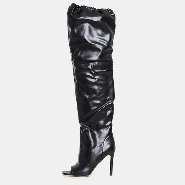 boots deat 2021 autumn and winter fashion casual pure pu square head thin high heel black white knee long tube women sg444
boots deat 2021 autumn and winter fashion casual pure pu square head thin high heel black white knee long tube women sg444