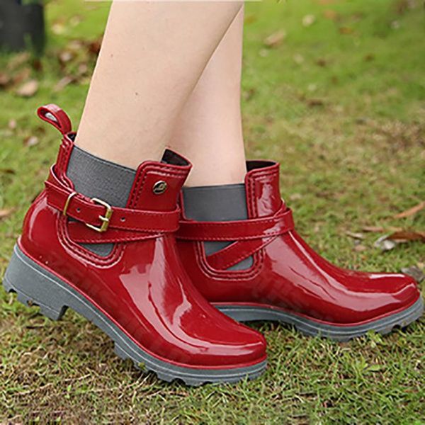 boots women rain ankle chunky heels black blue red fashion pvc buckle waterproof female ladies shoes plus size
boots women rain ankle chunky heels black blue red fashion pvc buckle waterproof female ladies shoes plus size