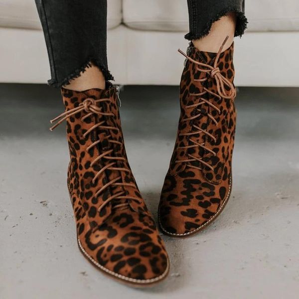 boots women shoes spring autumn fashion low tube leopard print bandage plus size coarse heels, Black
boots women shoes spring autumn fashion low tube leopard print bandage plus size coarse heels, Black