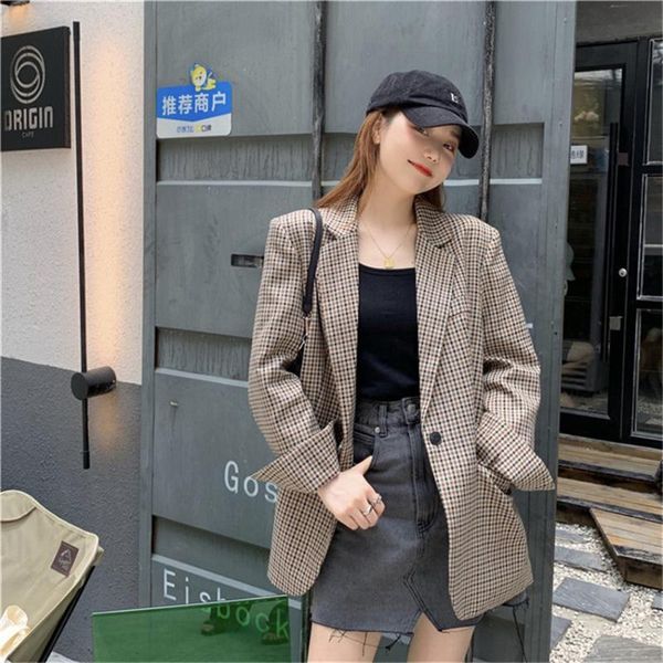 fashion autumn women plaid blazers and jackets work office lady suit slim business female blazer coat talever women's suits &, White;black
fashion autumn women plaid blazers and jackets work office lady suit slim business female blazer coat talever women's suits &, White;black