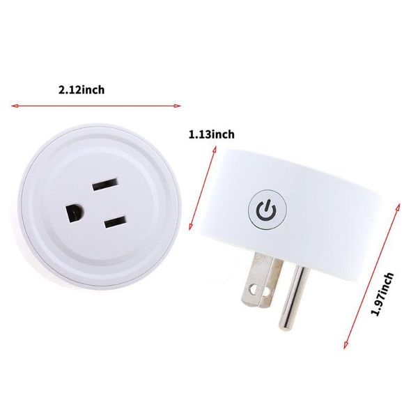 smart power plugs wifi plug mini outlet work with alexa, home, 2.4g only, no hub required,(4 pack)
smart power plugs wifi plug mini outlet work with alexa, home, 2.4g only, no hub required,(4 pack)