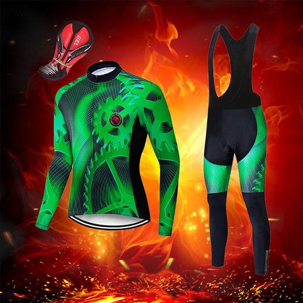 men winter cycling clothing long set 2021 warm thermal fleece bicycle jersey mtb triathlon suit sport road bike clothes kit wear racing sets, Black;blue
men winter cycling clothing long set 2021 warm thermal fleece bicycle jersey mtb triathlon suit sport road bike clothes kit wear racing sets, Black;blue