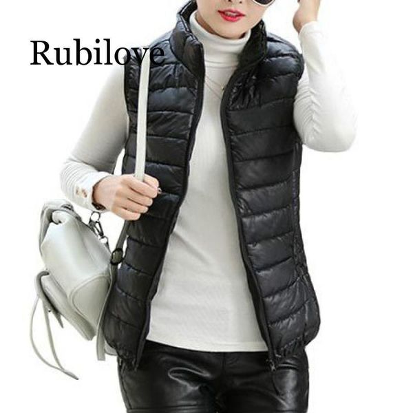 women's vests rubilove plus size autumn winter coat women ladies casual waistcoat female sleeveless cotton vest jacket, Black;white
women's vests rubilove plus size autumn winter coat women ladies casual waistcoat female sleeveless cotton vest jacket, Black;white