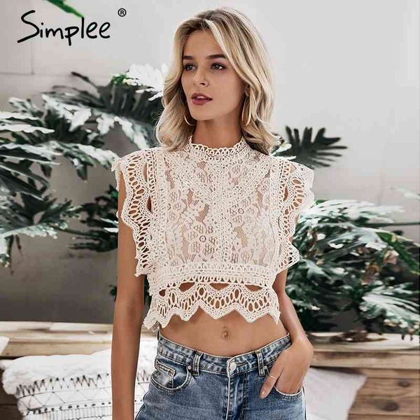 elegant lace mesh embroidery women tank hollow out summer party cami ruffled streetwear female 210414, White
elegant lace mesh embroidery women tank hollow out summer party cami ruffled streetwear female 210414, White