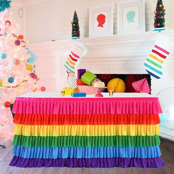 table skirt 6 layers of chiffon tulle wedding birthday party tablecloth dessert colorful fluffy tutu
table skirt 6 layers of chiffon tulle wedding birthday party tablecloth dessert colorful fluffy tutu