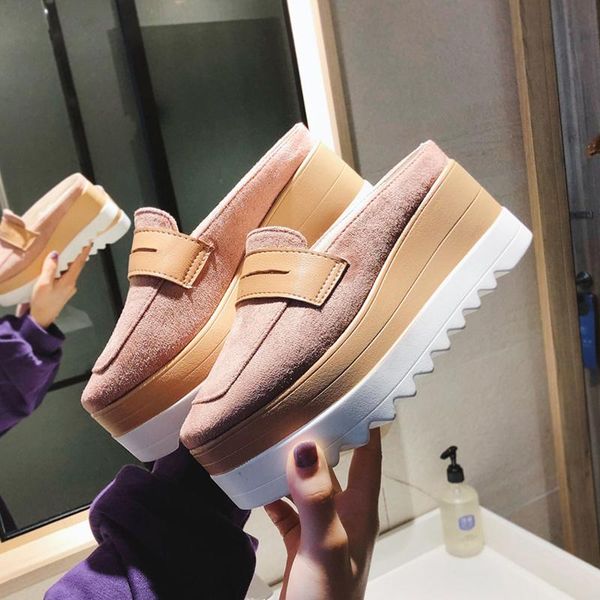 slippers flock square toe mules muffins platform slingback slides trendy wedges high heel outside women shoes anti-skid casual flip flops, Black
slippers flock square toe mules muffins platform slingback slides trendy wedges high heel outside women shoes anti-skid casual flip flops, Black