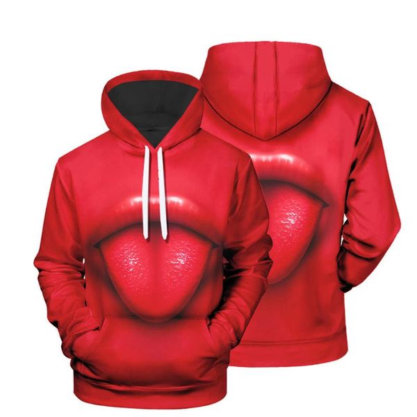 men's hoodies & sweatshirts personalized creative men's funny and interesting lips pattern 3d sweater, printing hooded pullover, Black
men's hoodies & sweatshirts personalized creative men's funny and interesting lips pattern 3d sweater, printing hooded pullover, Black