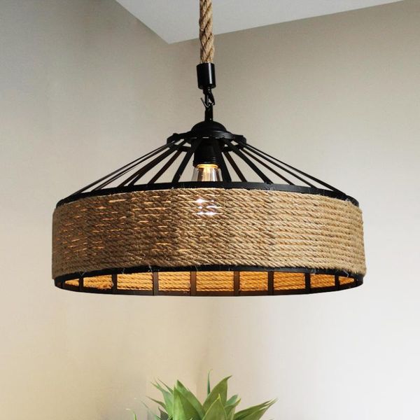 pendant lamps american rural personality rope yurt chandelier retro industrial style clothing store restaurant iron
pendant lamps american rural personality rope yurt chandelier retro industrial style clothing store restaurant iron