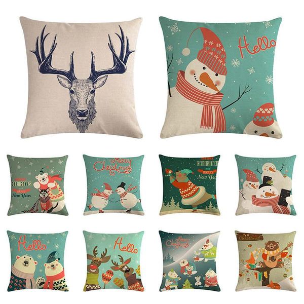 cushion/decorative pillow christmas year pattern cushion cover cartoon elk bear linen car chair sofa home fashion decoration 45x45cm
cushion/decorative pillow christmas year pattern cushion cover cartoon elk bear linen car chair sofa home fashion decoration 45x45cm