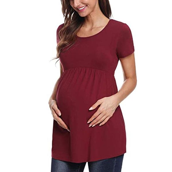 women maternity short sleeve fashion print pregnancy t-shirt clothes dresses for pregnant woman vestidos verano, White
women maternity short sleeve fashion print pregnancy t-shirt clothes dresses for pregnant woman vestidos verano, White