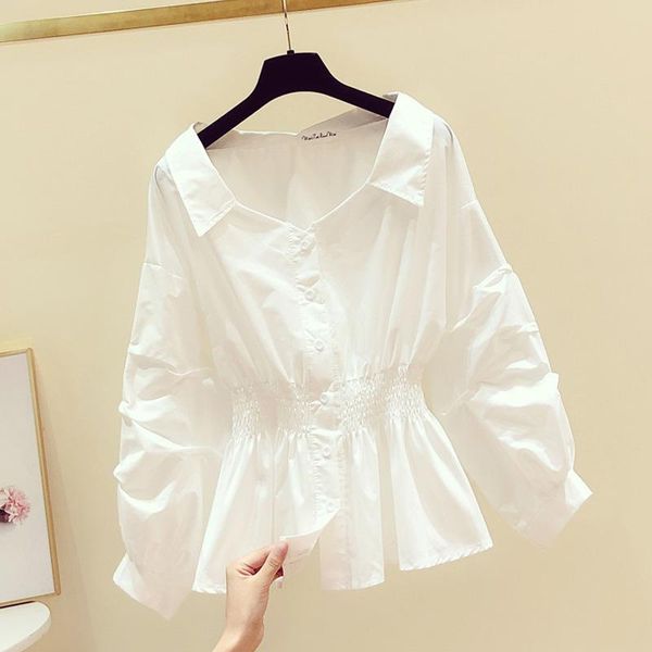 women's blouses & shirts women button up white shirt turn-down collar elegant off shoulder long sleeve spring summer stripe
women's blouses & shirts women button up white shirt turn-down collar elegant off shoulder long sleeve spring summer stripe
