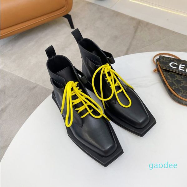 luxurys designers women boots genuine leather fashion flat casual shoes yellow lace-up martin boot size 35-41, Black
luxurys designers women boots genuine leather fashion flat casual shoes yellow lace-up martin boot size 35-41, Black